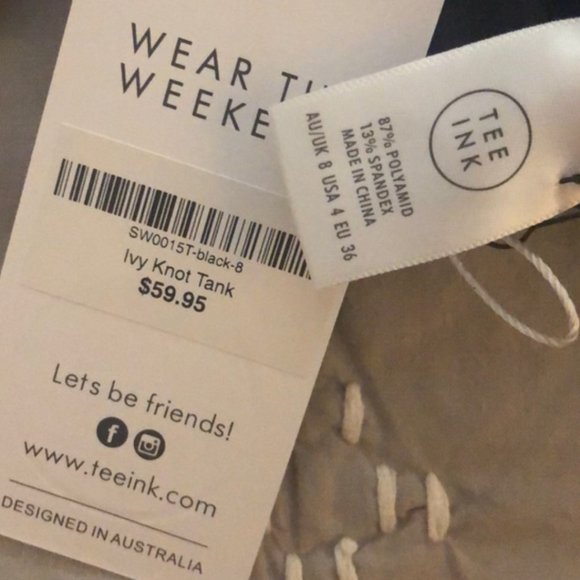 NWOT Tee Ink Australian Ivy Knot Bikini - Picture 12 of 13